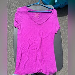 American Eagle Outfitters Purple Short Sleeve T-Shirt